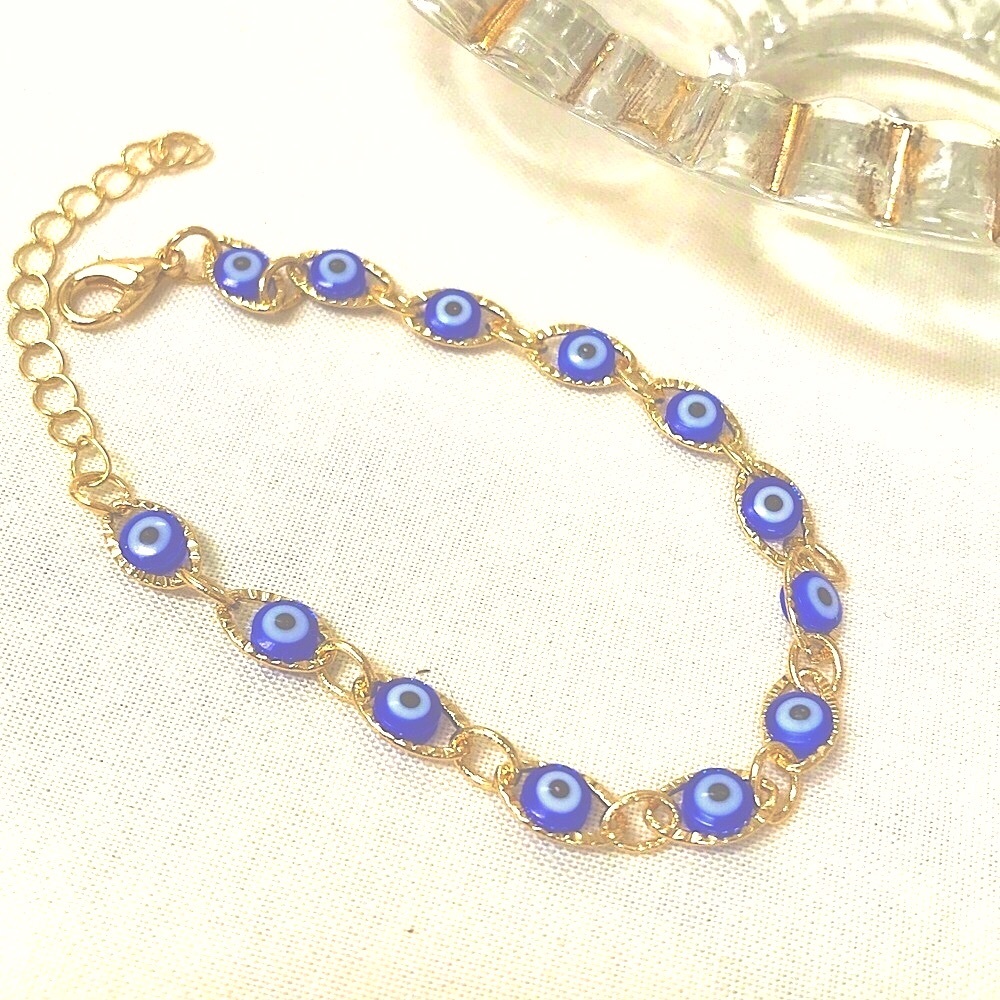 🌻🌻3/$15 Evil Eye 🧿 Protection Dainty Bracelet NEW🌻 - Picture 2 of 3